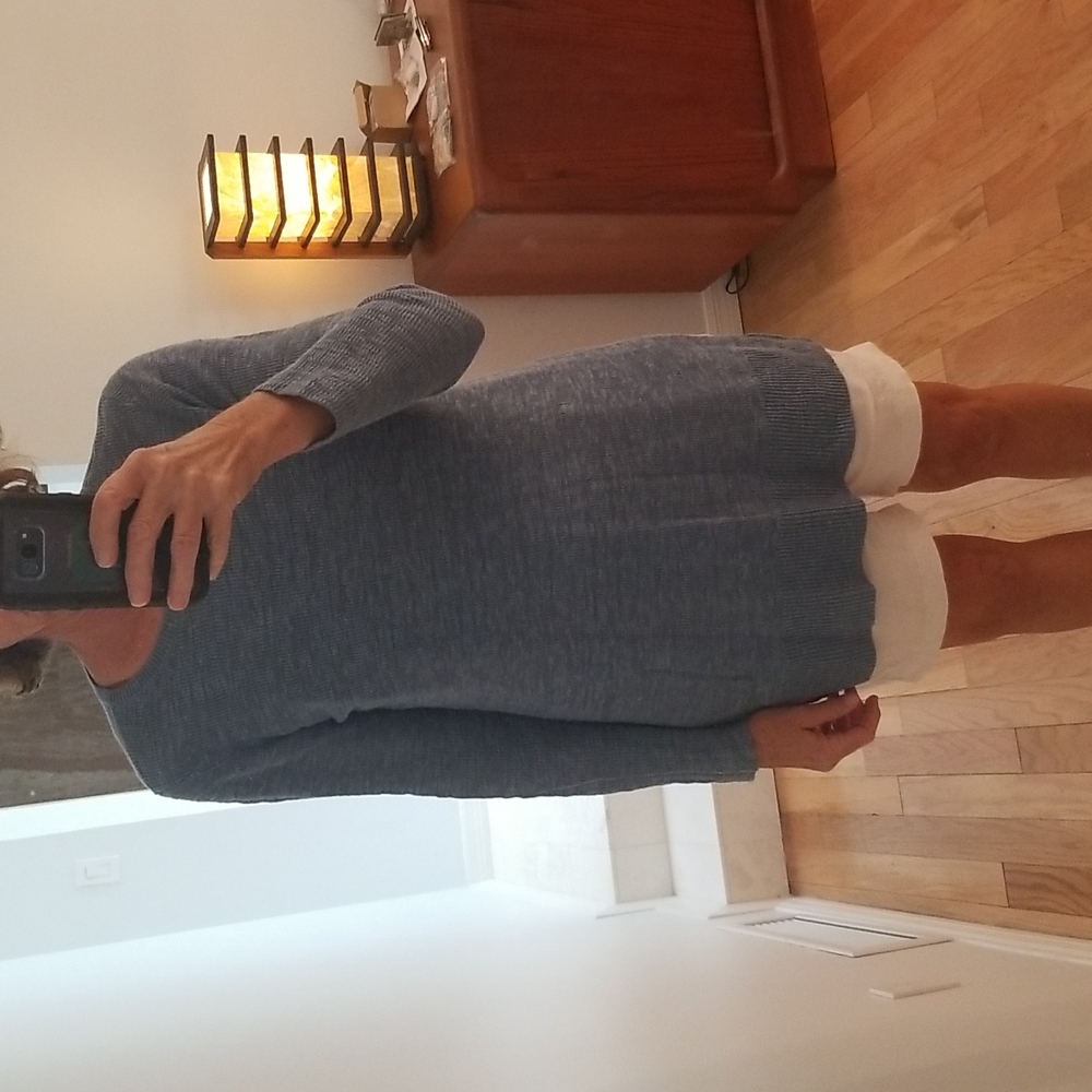 Eileen Fisher organic linen/cotton tunic sweater